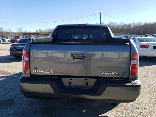 5FPYK16599B102036 - 2009 HONDA RIDGELINE RTL GRAY photo 6