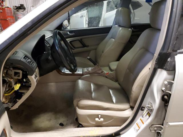 4S3BL626477210574 - 2007 SUBARU LEGACY 2.5I LIMITED WHITE photo 7