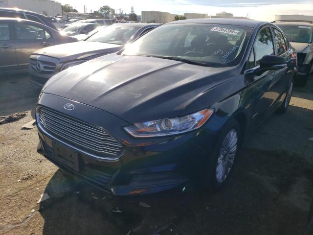 3FA6P0LUXER398190 - 2014 FORD FUSION SE HYBRID BLACK photo 1