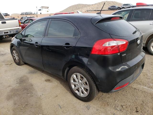 KNADM5A34D6174598 - 2013 KIA RIO LX BLACK photo 2