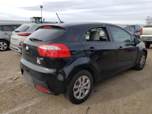 KNADM5A34D6174598 - 2013 KIA RIO LX BLACK photo 3