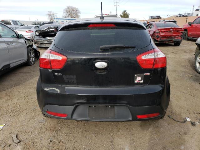 KNADM5A34D6174598 - 2013 KIA RIO LX BLACK photo 6