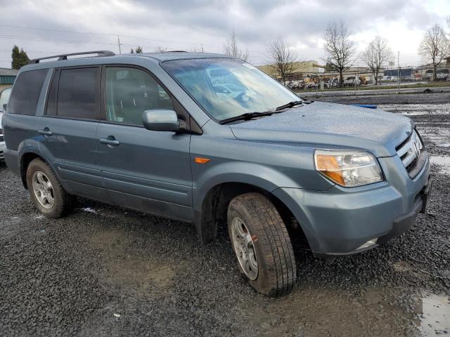 2HKYF18726H561157 - 2006 HONDA PILOT EX BLUE photo 4