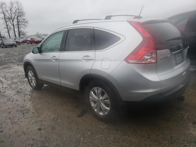 2HKRM4H74CH633600 - 2012 HONDA CR-V EXL SILVER photo 2