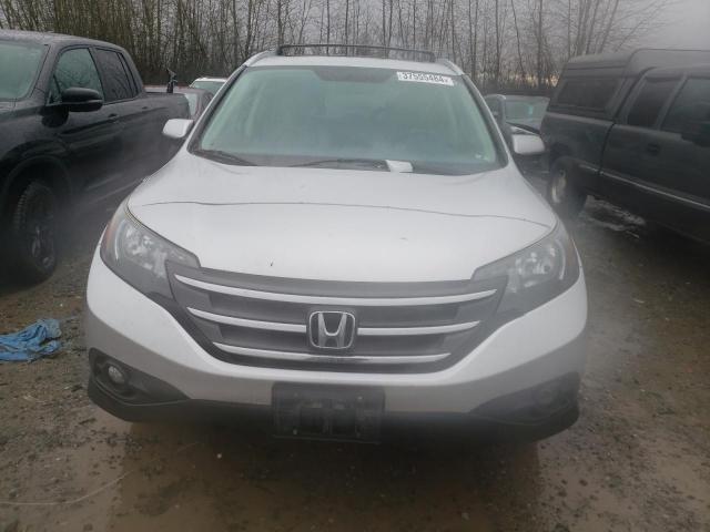 2HKRM4H74CH633600 - 2012 HONDA CR-V EXL SILVER photo 5