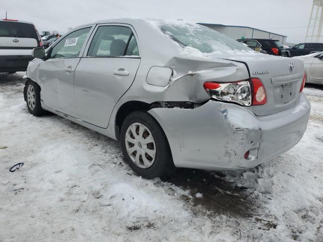 1NXBU40E79Z112442 - 2009 TOYOTA COROLLA BASE SILVER photo 2