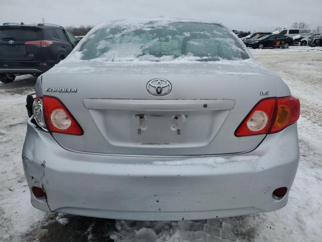 1NXBU40E79Z112442 - 2009 TOYOTA COROLLA BASE SILVER photo 6