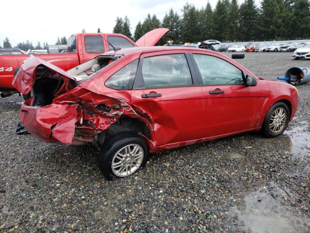 1FAHP35N69W213992 - 2009 FORD FOCUS SE RED photo 3