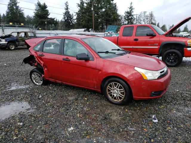 1FAHP35N69W213992 - 2009 FORD FOCUS SE RED photo 4