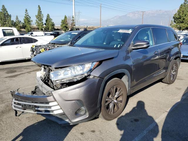 5TDZARFH4HS031122 - 2017 TOYOTA HIGHLANDER LE CHARCOAL photo 1