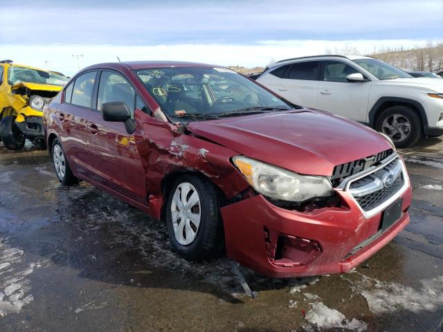 JF1GJAA60EH011518 - 2014 SUBARU IMPREZA RED photo 4