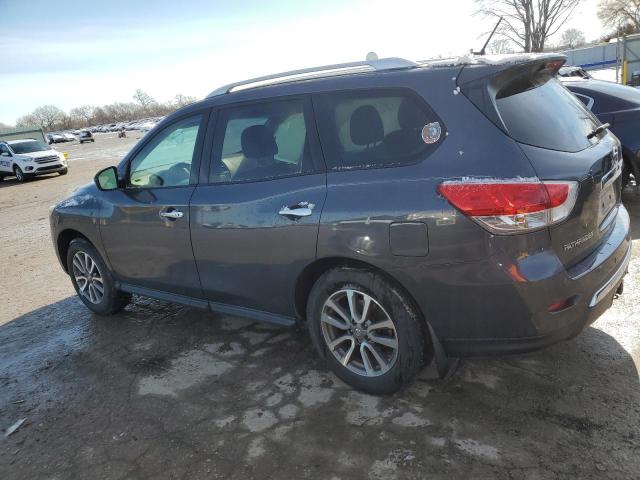 5N1AR2MM9DC632689 - 2013 NISSAN PATHFINDER S BLUE photo 2