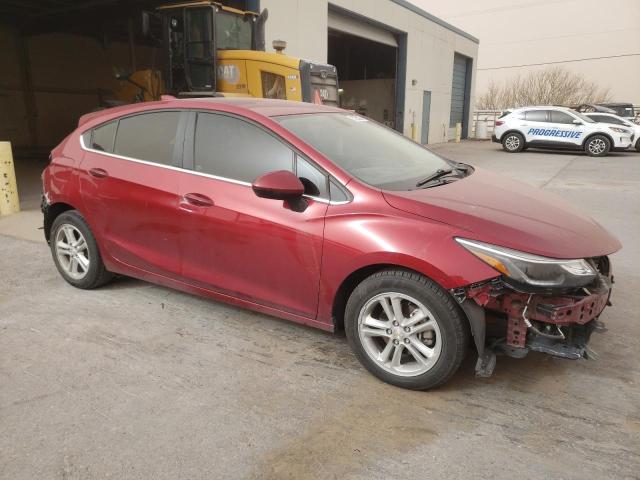 3G1BE6SM2HS598683 - 2017 CHEVROLET CRUZE LT RED photo 4