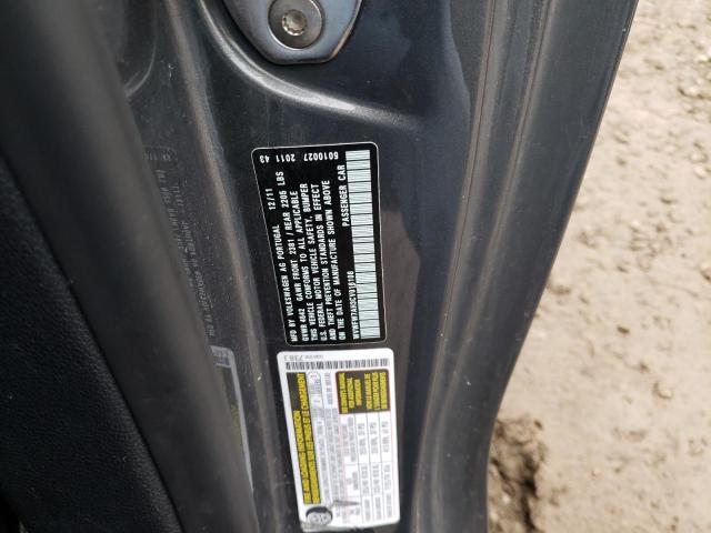 WVWFW7AH3CV016108 - 2012 VOLKSWAGEN EOS LUX 灰色 照片 12