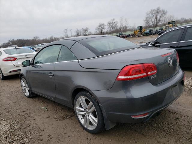 WVWFW7AH3CV016108 - 2012 VOLKSWAGEN EOS LUX GRAY photo 2