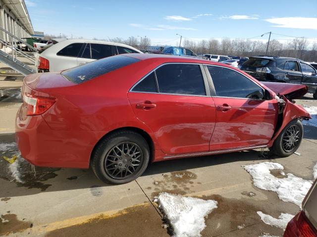 4T1BF1FK0DU711696 - 2013 TOYOTA CAMRY L RED photo 3