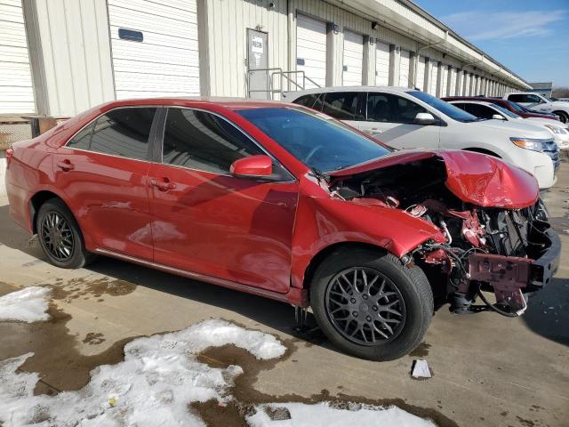 4T1BF1FK0DU711696 - 2013 TOYOTA CAMRY L RED photo 4