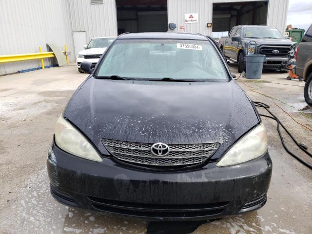 4T1BE32K14U300635 - 2004 TOYOTA CAMRY LE BLACK photo 5