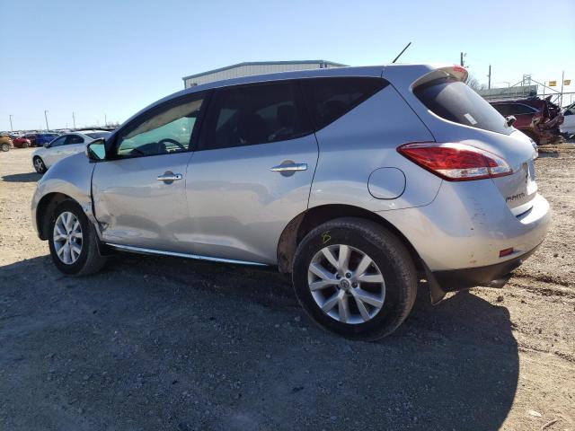 JN8AZ1MU7EW408310 - 2014 NISSAN MURANO S SILVER photo 2