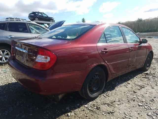 4T1BE32K14U340651 - 2004 TOYOTA CAMRY LE  photo 4