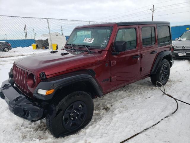 1C4HJXDN5NW187769 - 2022 JEEP WRANGLER U SPORT RED photo 1