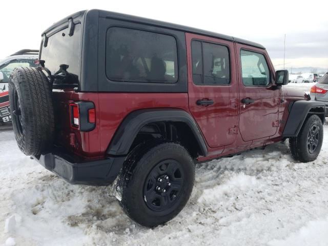 1C4HJXDN5NW187769 - 2022 JEEP WRANGLER U SPORT წითელი ფოტო 3