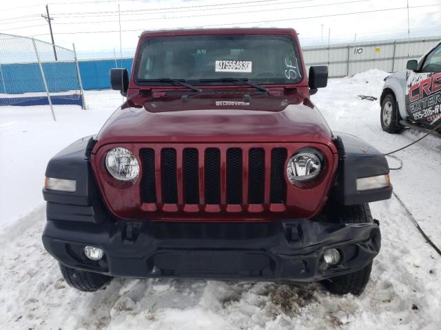 1C4HJXDN5NW187769 - 2022 JEEP WRANGLER U SPORT წითელი ფოტო 5