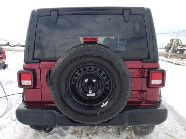 1C4HJXDN5NW187769 - 2022 JEEP WRANGLER U SPORT RED photo 6