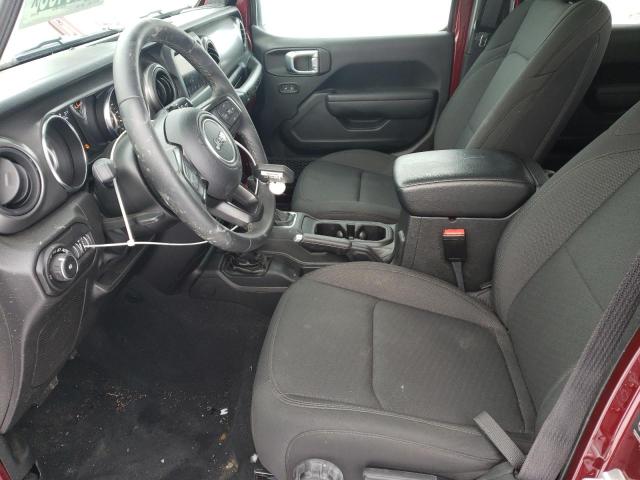 1C4HJXDN5NW187769 - 2022 JEEP WRANGLER U SPORT წითელი ფოტო 7