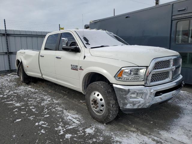 3C63RRJL2JG214556 - 2018 RAM 3500 LARAMIE WHITE photo 4