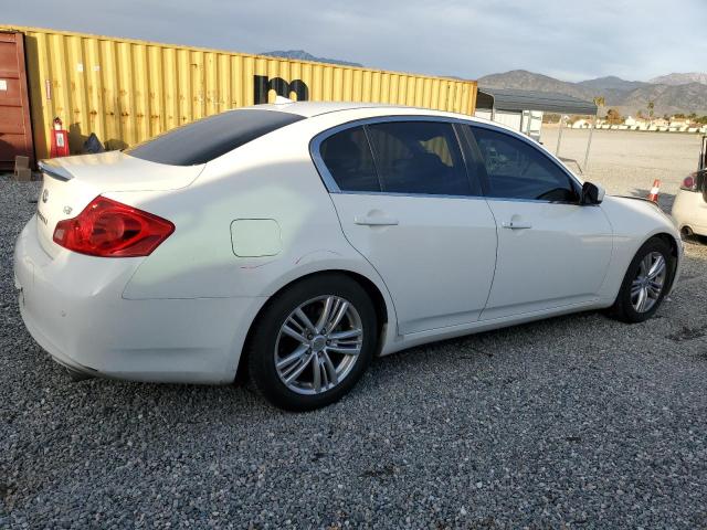 JN1CV6APXDM712465 - 2013 INFINITI G37 BASE WHITE photo 3