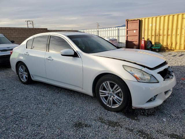 JN1CV6APXDM712465 - 2013 INFINITI G37 BASE WHITE photo 4