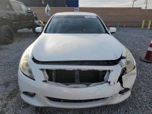 JN1CV6APXDM712465 - 2013 INFINITI G37 BASE WHITE photo 5