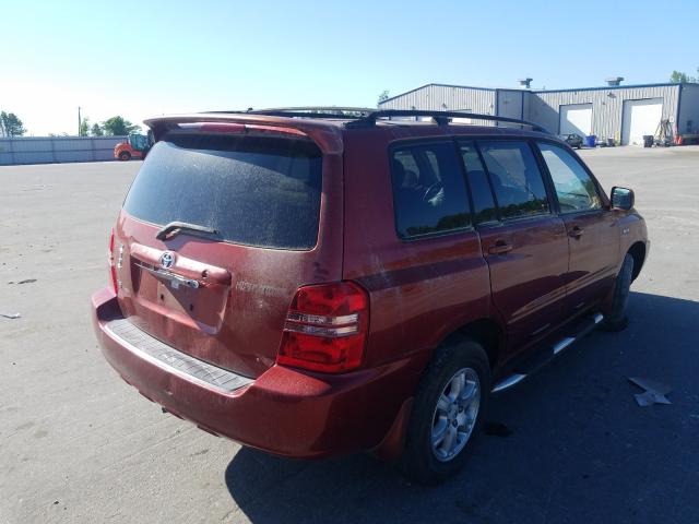 JTEHF21A810004704 - 2001 TOYOTA HIGHLANDER  photo 4