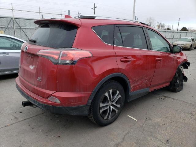 2T3BFREV3GW472926 - 2016 TOYOTA RAV4 LE RED photo 3