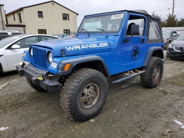 1J4FY29P1XP444336 - 1999 JEEP WRANGLER / SE BLUE photo 1