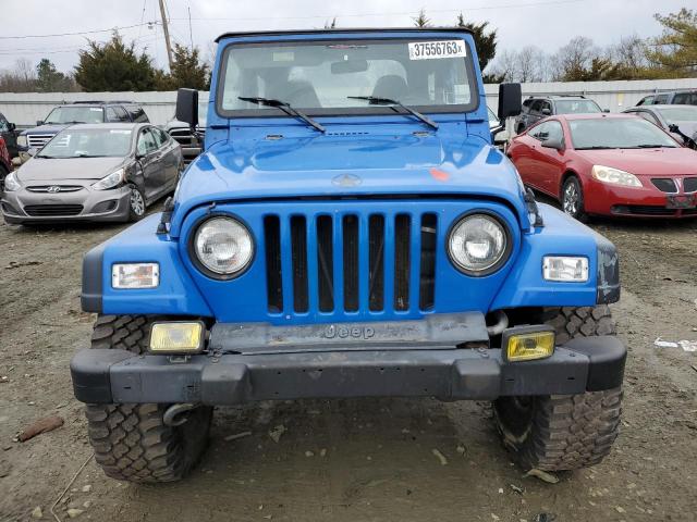 1J4FY29P1XP444336 - 1999 JEEP WRANGLER / SE BLUE photo 5