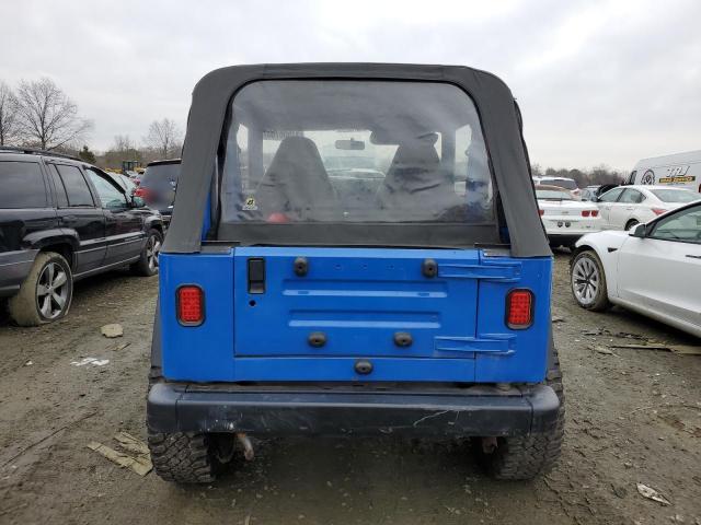 1J4FY29P1XP444336 - 1999 JEEP WRANGLER / SE BLUE photo 6