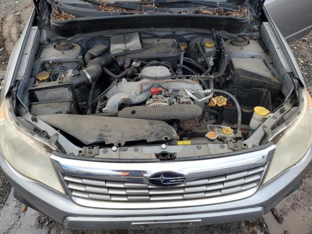 JF2SH6AC6AG753393 - 2010 SUBARU FORESTER 2.5X SILVER photo 12