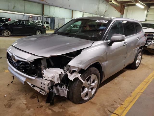 5TDZZRAH5MS065578 - 2021 TOYOTA HIGHLANDER L SILVER photo 1