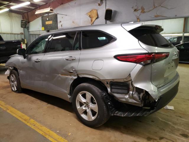 5TDZZRAH5MS065578 - 2021 TOYOTA HIGHLANDER L SILVER photo 2