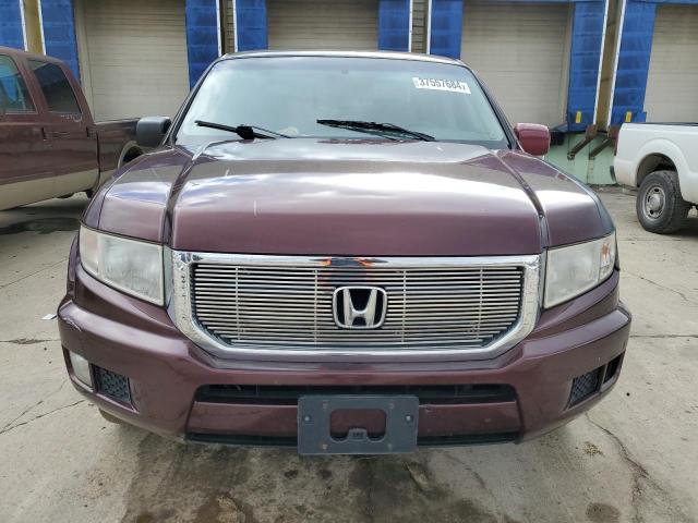 2HJYK16279H500849 - 2009 HONDA RIDGELINE RT MAROON photo 5