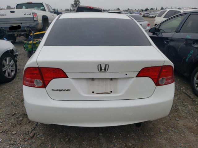 2HGFA16507H101031 - 2007 HONDA CIVIC LX WHITE photo 6