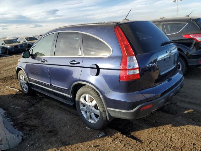 JHLRE48748C053072 - 2008 HONDA CR-V EXL BLUE photo 2