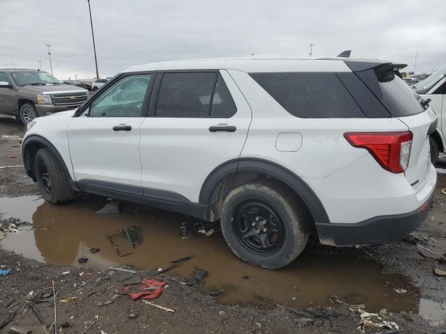 1FM5K8AW3LGB30475 - 2020 FORD EXPLORER POLICE INTERCEPTOR WHITE photo 2