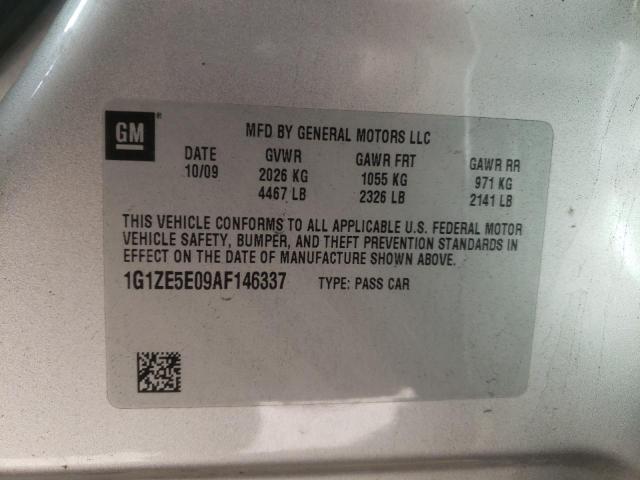 1G1ZE5E09AF146337 - 2010 CHEVROLET MALIBU LTZ 银色 照片 12
