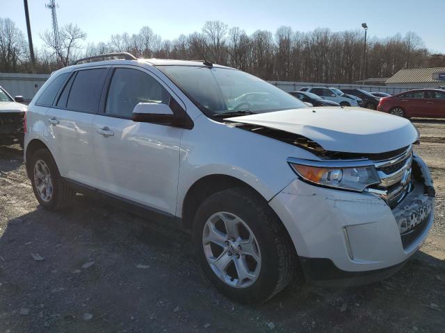 2FMDK3JC0EBB84220 - 2014 FORD EDGE SEL WHITE photo 4