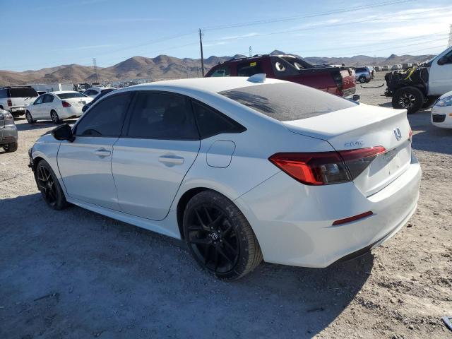 2HGFE2F50NH525834 - 2022 HONDA CIVIC SPORT WHITE photo 2