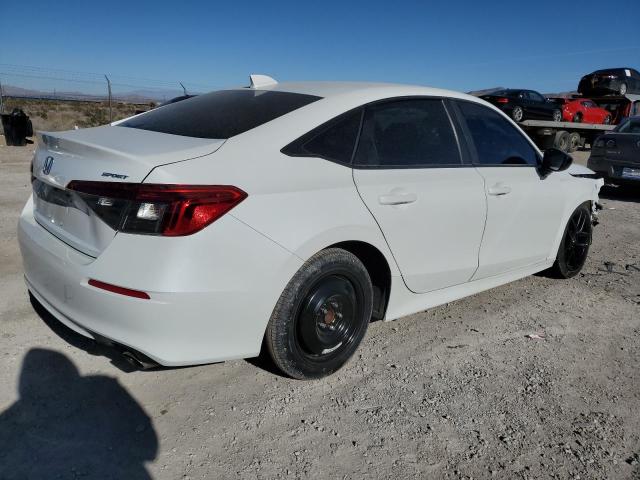 2HGFE2F50NH525834 - 2022 HONDA CIVIC SPORT WHITE photo 3