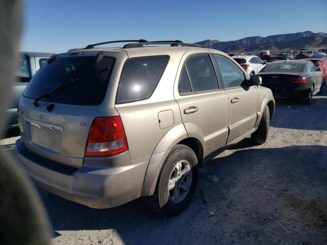 KNDJD733855471511 - 2005 KIA SORENTO EX BEIGE photo 3